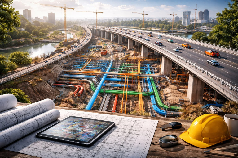 3D BIM modeling for infrastructure