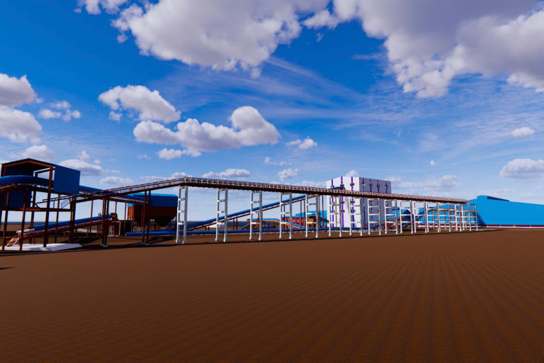 3D BIM modeling for coal processing complexes