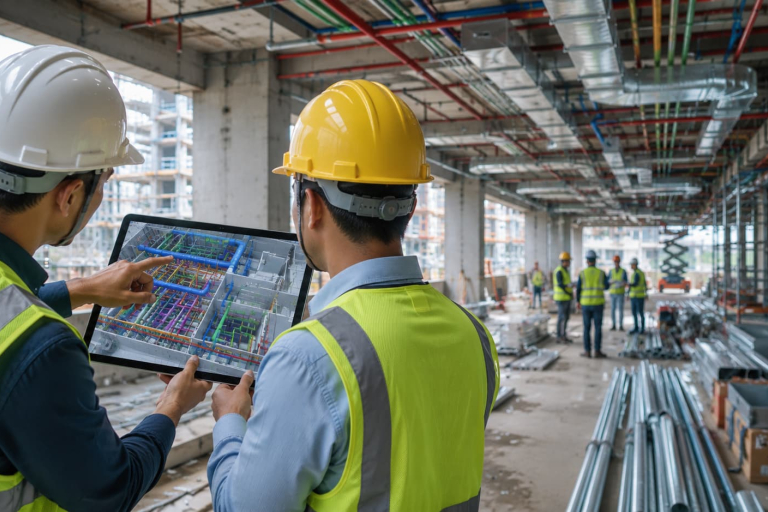 MEP BIM in construction